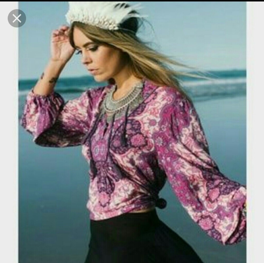 Spell Designs Kiss the Sky Blouse Small BNWT