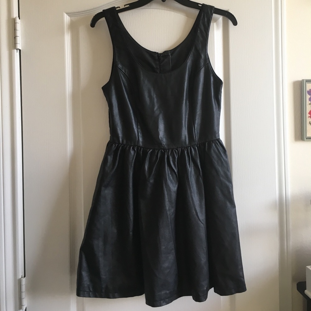 H&M leather dress