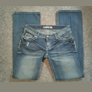 BKE Buckle Stella Bootcut Distressed Jeans