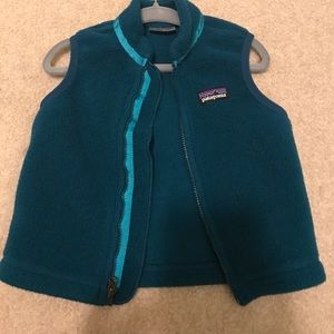 6-12 month Patagonia fleece vest