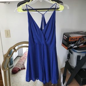 NWT Blue lush romper