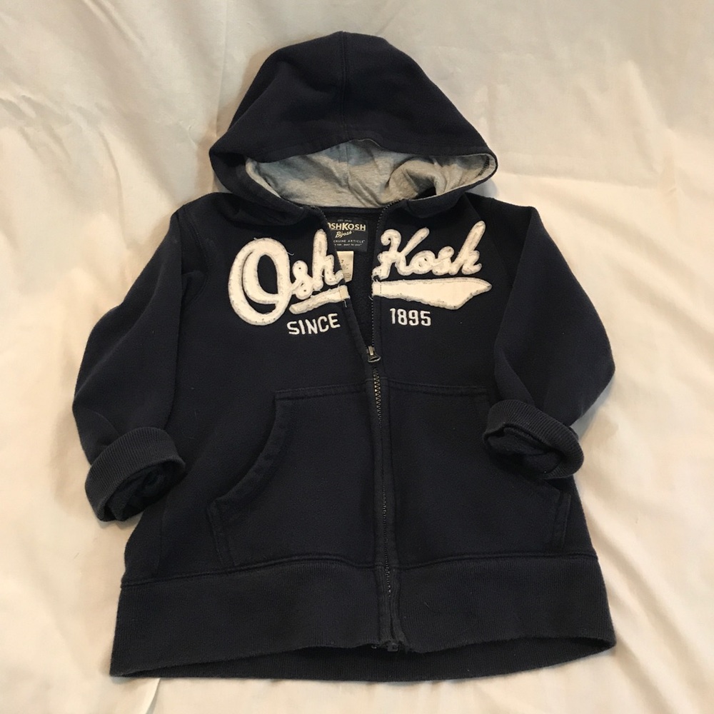Oshkosh zip up hoodie to keep the kiddos warm!