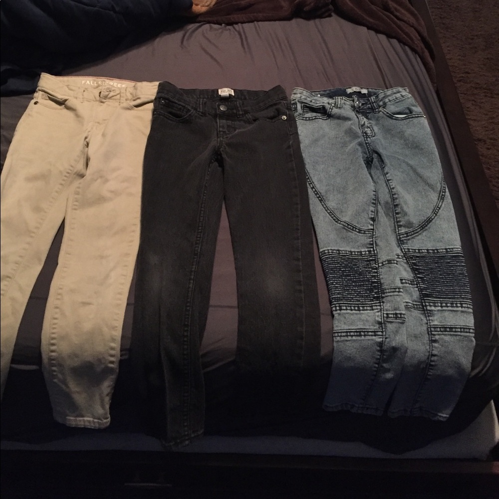 Girls pants bundle size 8