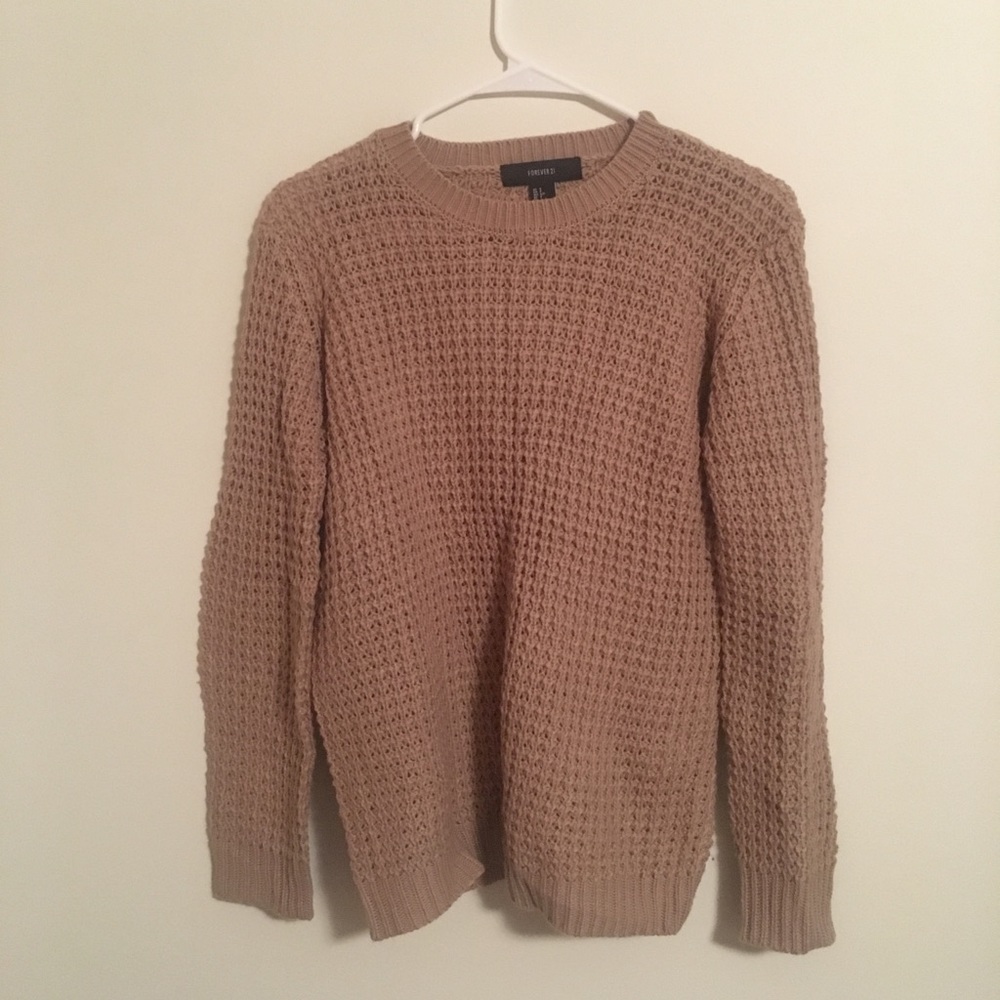 Forever 21 beige sweater