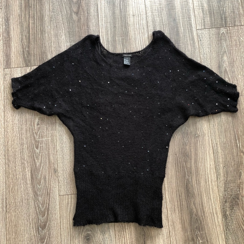 Dressy black Maurice’s sweater