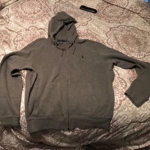 XL polo zip up hoodie