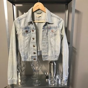 H&M Cropped Denim Jacket