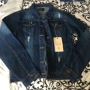 Distressed Jean Jacket