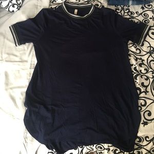 Navy Blue Blouse