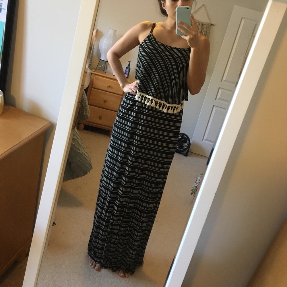 Tassel maxi dress // NWT