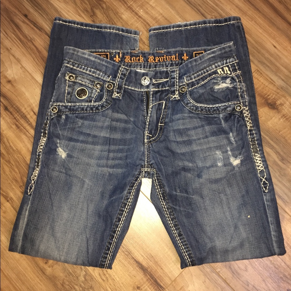 Rock Revival "Isaac Slim Boot Cut" Jeans 30x30