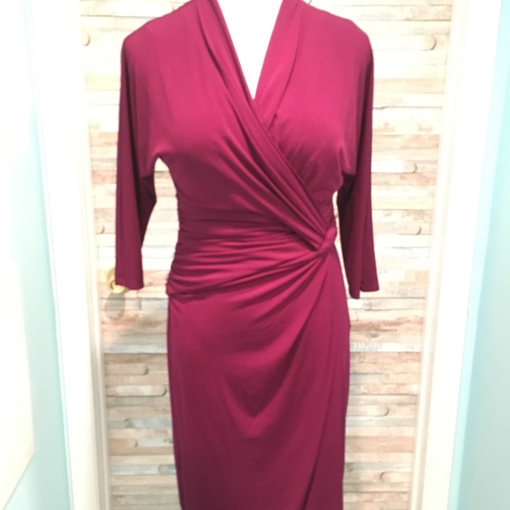 Suzi Chin for Maggy Boutique Faux Wrap Dress