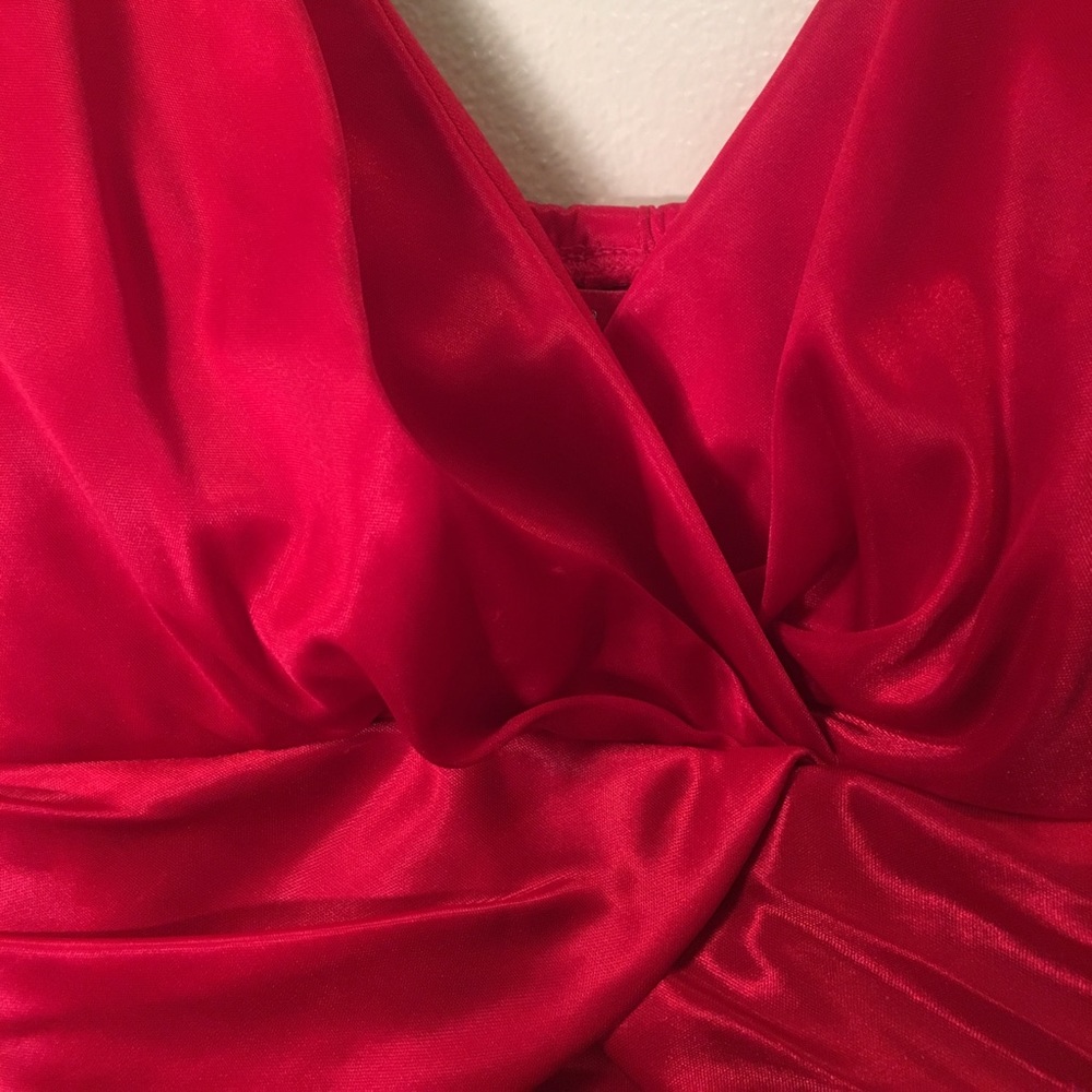 Red Mini Dress - Picture 4 of 4