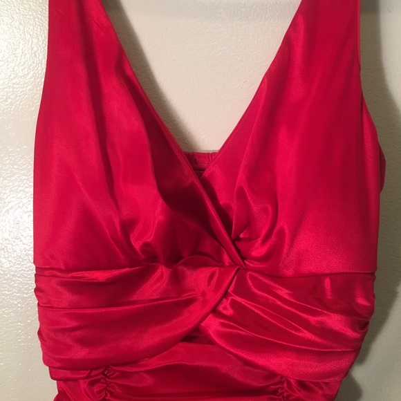 Red Mini Dress - Picture 3 of 4