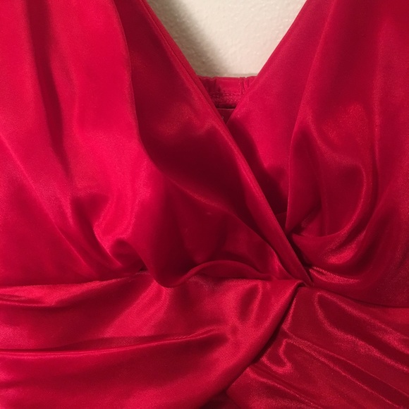 Red Mini Dress - Picture 4 of 4