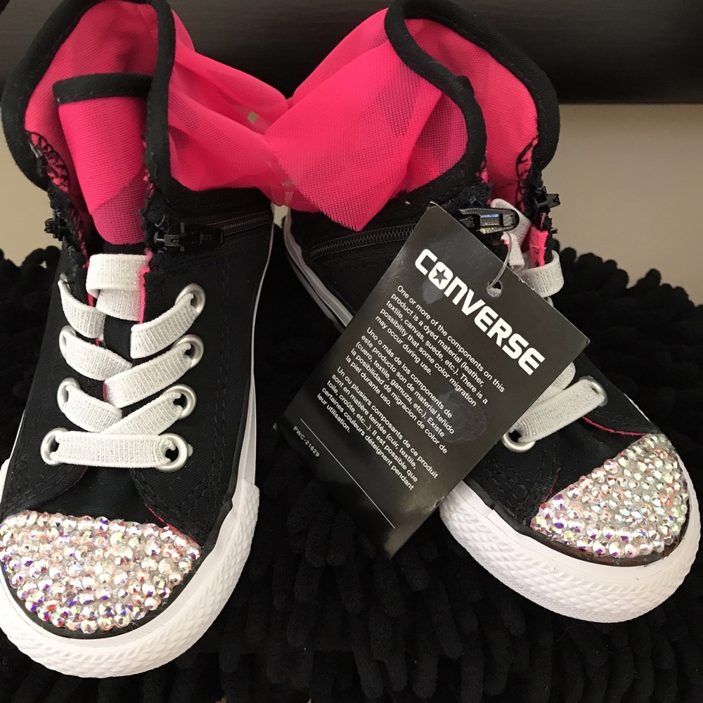 CUSTOM SWAROVSKI  CRYSTALS CONVERSE