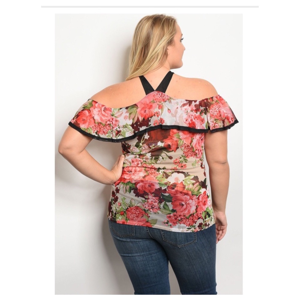 ❌Last one ❌plus Size off shoulder blouse - Picture 2 of 2