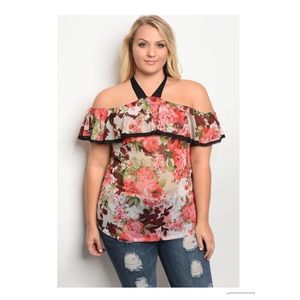 ❌Last one ❌plus Size off shoulder blouse