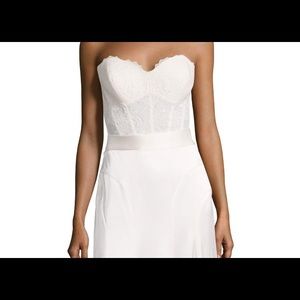 Carina ivory strapless sweetheart top (wedding)