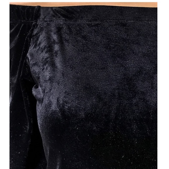 Plus Size off shoulder velvet dress - Picture 4 of 4