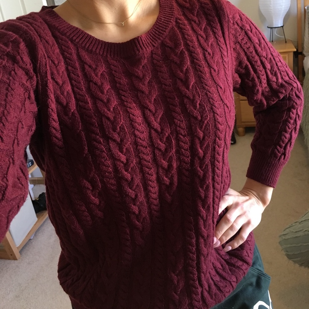 H&M cable knit sweater