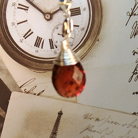 #0159 Madeira Citrine Pendant - Picture 3 of 3