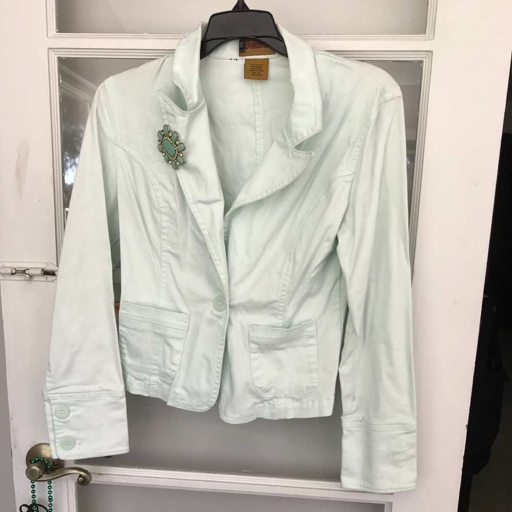 Carbon Teal blazer