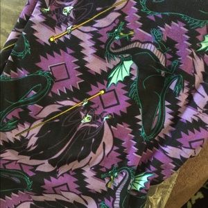 BN LuLa Roe Disney Villains Maleficent OS Leggings