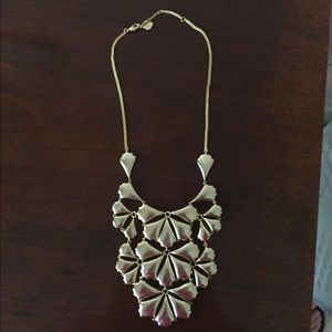 Kendra Scott gold statement necklace
