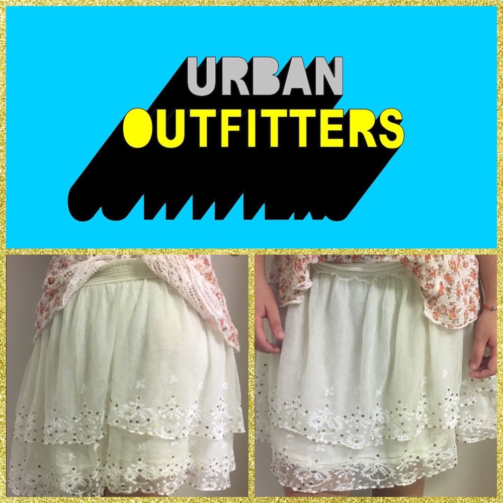 (8) Kimchi Blue urban outfitters mini skirt sequin