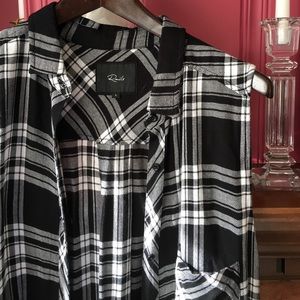 Rails Sleeveless Flannel Jordyn Top