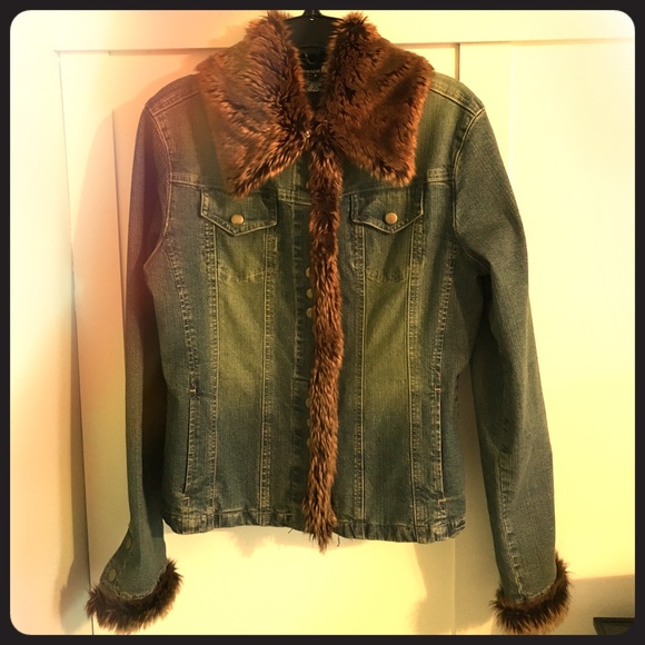 Fur Jean Jacket - Picture 3 of 8