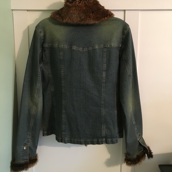 Fur Jean Jacket - Picture 6 of 8