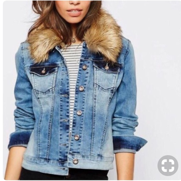 Fur Jean Jacket - Picture 2 of 8