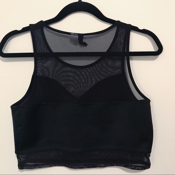SOLD - 🆓 H&M - Mesh Crop Top - Picture 5 of 5