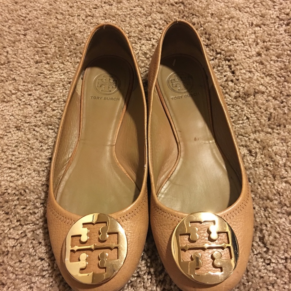 Tory Burch tan flats