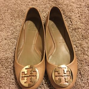 Tory Burch tan flats
