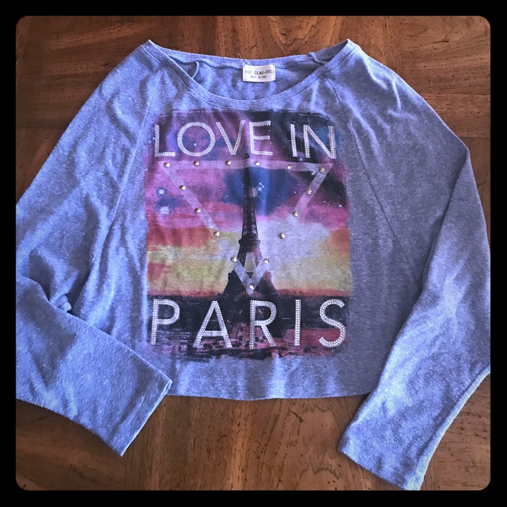 3 for $12. The Clas-sic cropped sweatshirt