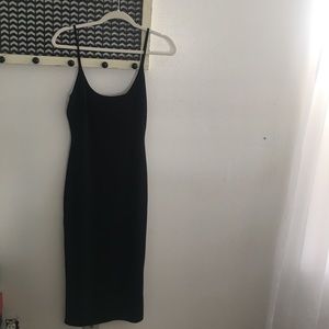 Black Tight Midi Dress