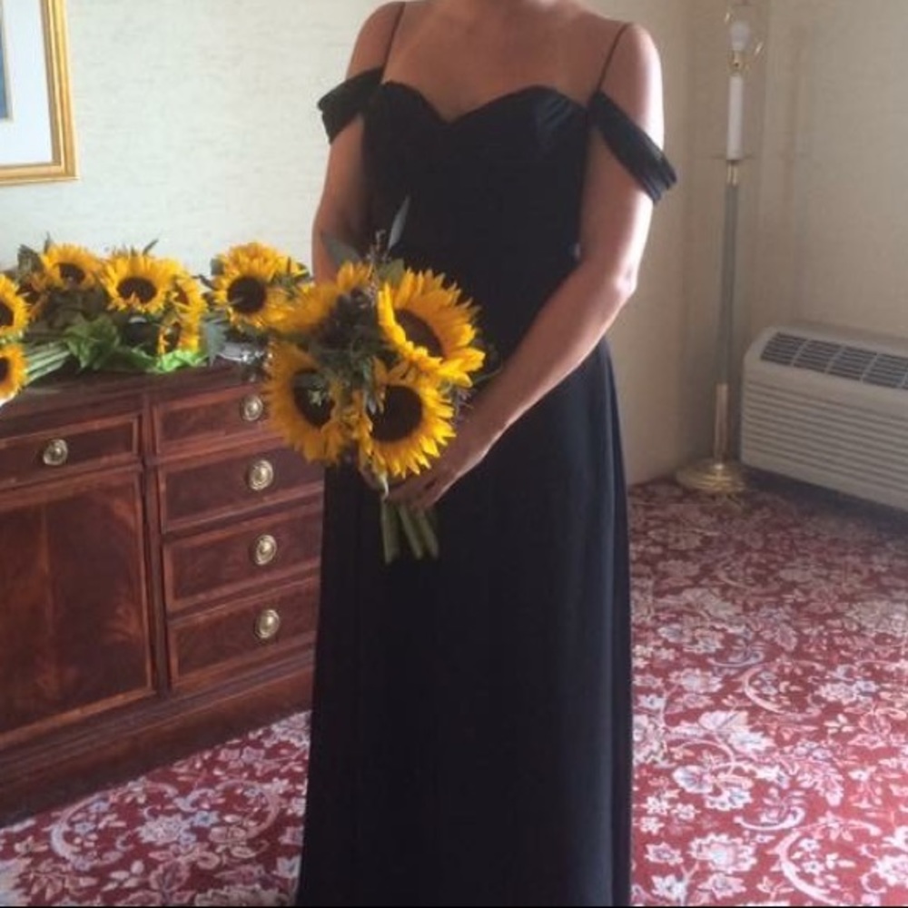 Long black formal dress