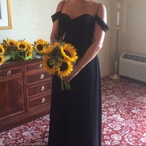 Long black formal dress