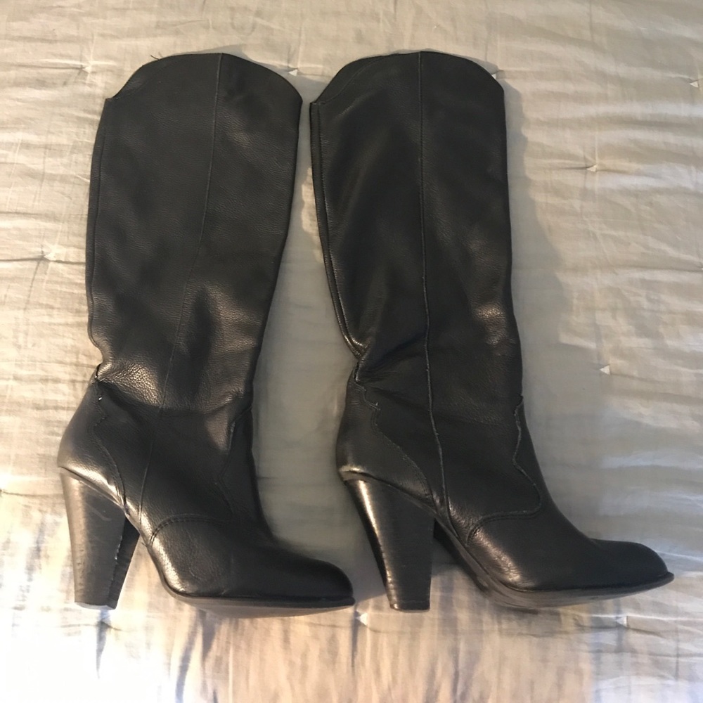 Dolce vita cowboy heeled boots