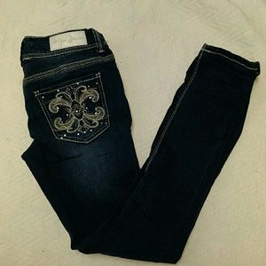 Ariya Jeans, size 3/4, Skinny Low Rise Medium Wash