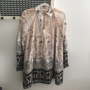 Floral Flowy Long Sleeve Dress