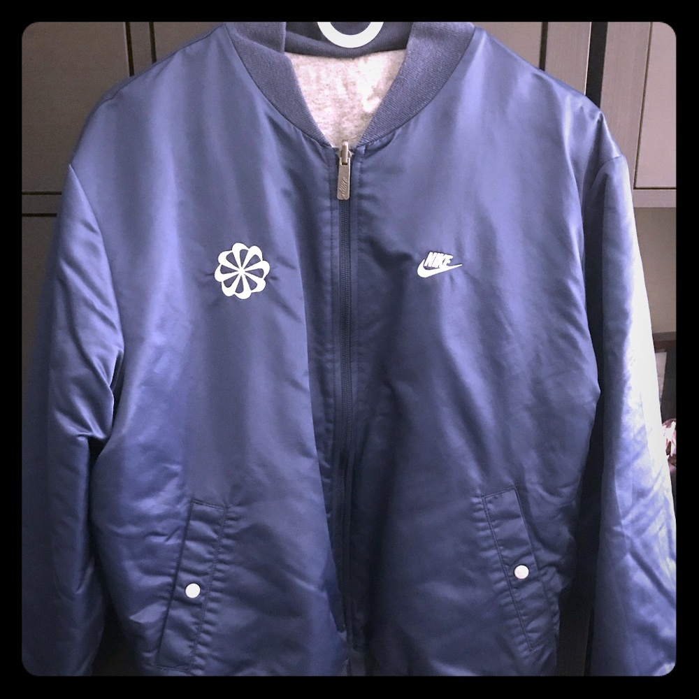 Unisex vintage nike reversible jacket