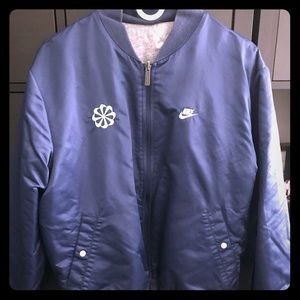 Unisex vintage nike reversible jacket