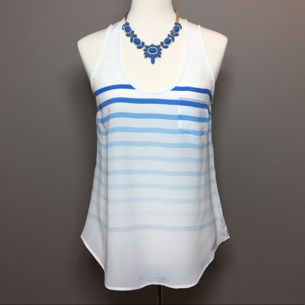 Last One! Joie 💯 Silk striped blouse - Picture 2 of 5