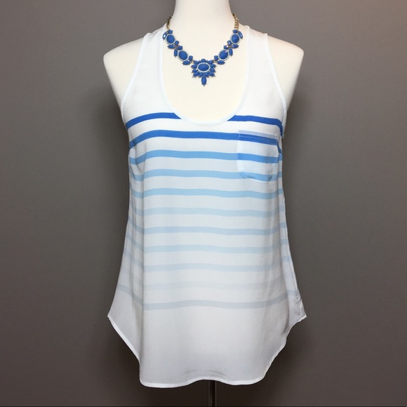 Last One! Joie 💯 Silk striped blouse - Picture 2 of 5