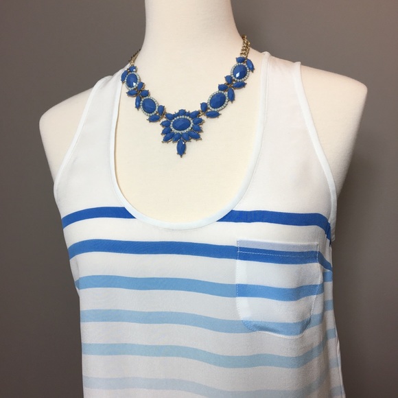 Last One! Joie 💯 Silk striped blouse - Picture 3 of 5