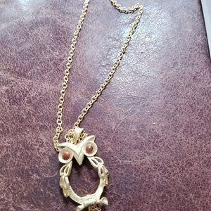 Cute Costume Jewelry Owl Long Necklace!!!